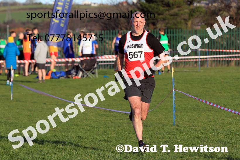 Mens Senior Masters, 2023 Birtley Cross Country Relays, County Durham. Photo: David T. Hewitson/Sports for All Pics